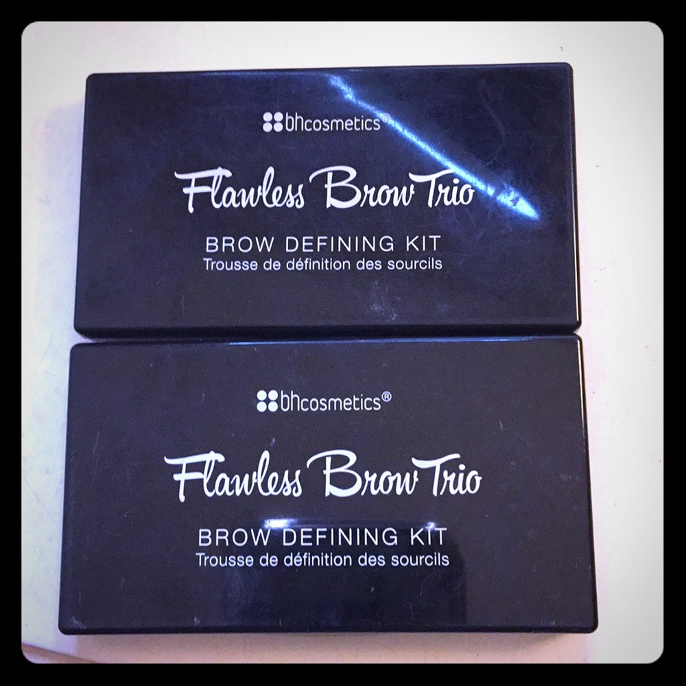 (2) bhcosmetics flawless brow trio kits